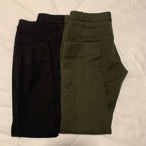 2 pairs of Banana Republic Sloan Skinny Pants